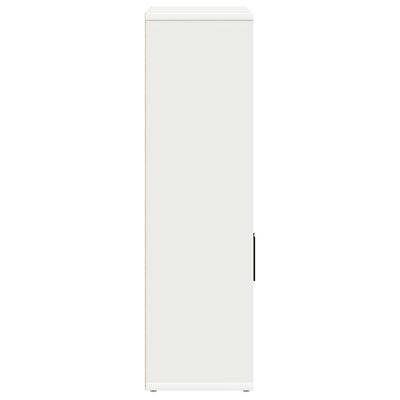 Kirjahylly valkoinen 60x24x85 cm tekninen puu