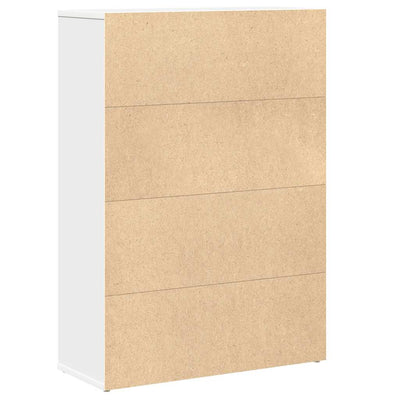 Valkoinen kirjahylly Sebastita 60x24x85cm (puinen)