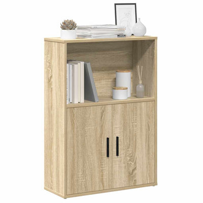 Kirjahylly sonoma oak Sebastita 60x24x85cm (engineered wood)