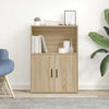 Kirjahylly Sonoma Oak 60x24x85 cm Engineered Wood