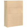 Kirjahylly Sonoma Oak 60x24x85 cm Engineered Wood