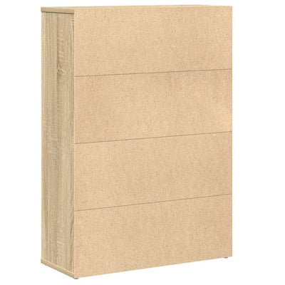 Kirjahylly sonoma oak Sebastita 60x24x85cm (engineered wood)