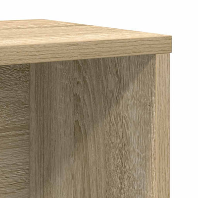 Kirjahylly sonoma oak Sebastita 60x24x85cm (engineered wood)