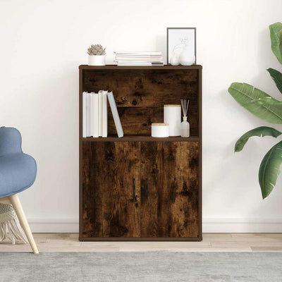 Kirjahylly savutammi 60x24x85 cm tekninen puu