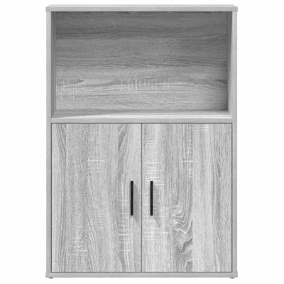 Kirjahylly harmaa Sonoma 60x24x85 cm tekninen puu