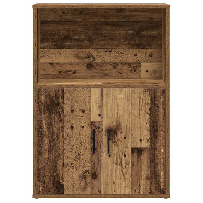 Vanha puu kirjahylly Sebastita 60x24x85cm (puinen)