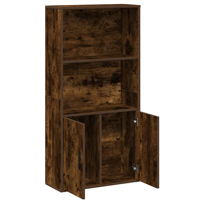 Kirjahylly savutammi 60x24x120 cm tekninen puu