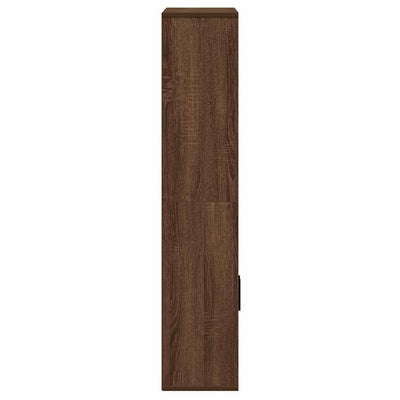 Kirjahylly ruskea tammi 60x24x120 cm tekninen puu