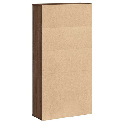 Kirjahylly ruskea tammi 60x24x120 cm tekninen puu