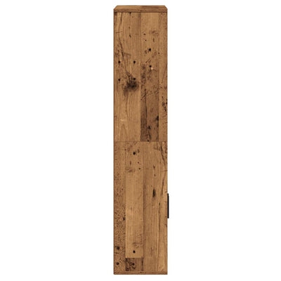 Kirjahylly vanha puu 60x24x120 cm tekninen puu