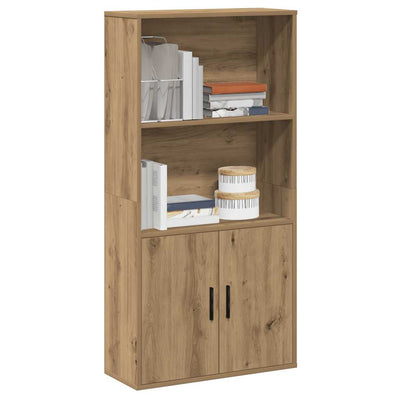 Kirjahylly artesaani tammi 60x24x120 cm tekninen puu