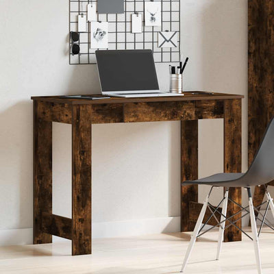 Työpöytä savutammi 100x45x75 cm tekninen puu