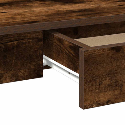 Työpöytä savutammi 100x45x75 cm tekninen puu
