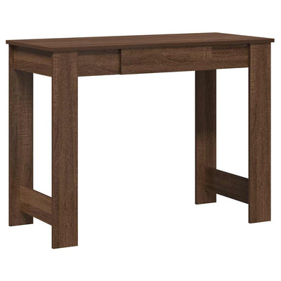 Työpöytä ruskea tammi 100x45x75 cm tekninen puu