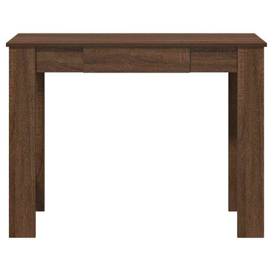 Työpöytä ruskea tammi 100x45x75 cm tekninen puu