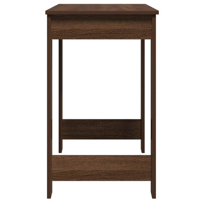 Työpöytä ruskea tammi 100x45x75 cm tekninen puu