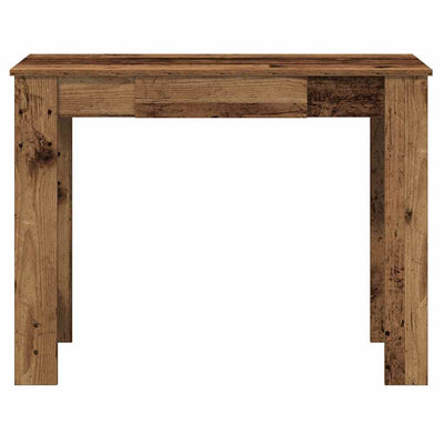 Työpöytä vanhaa puuta 100x45x75 cm suunniteltu puu