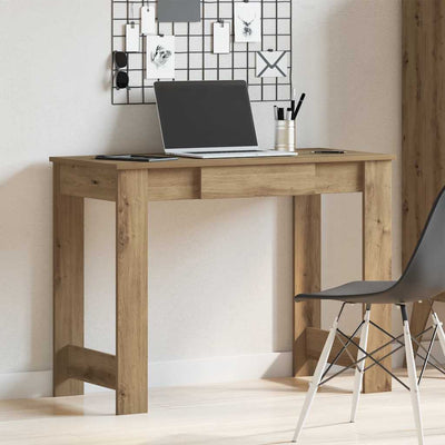 Työpöytä artesaani tammi 100x45x75 cm tekninen puu
