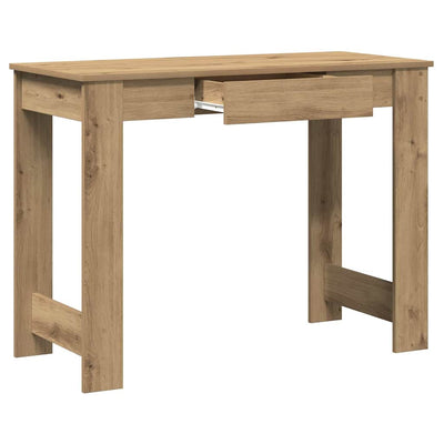 Työpöytä artesaani tammi 100x45x75 cm tekninen puu