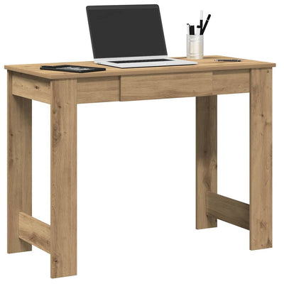 Työpöytä artesaani tammi 100x45x75 cm tekninen puu