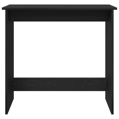Työpöytä musta 80x40x75 cm lastulevy