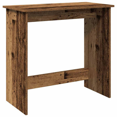 Työpöytä musta 80x40x75 cm lastulevy