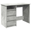Betoninharmaa työpöytä Gogan 102x50x75cm (puinen)