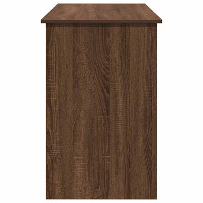Työpöytä ruskea tammi 102x50x75 cm tekninen puu