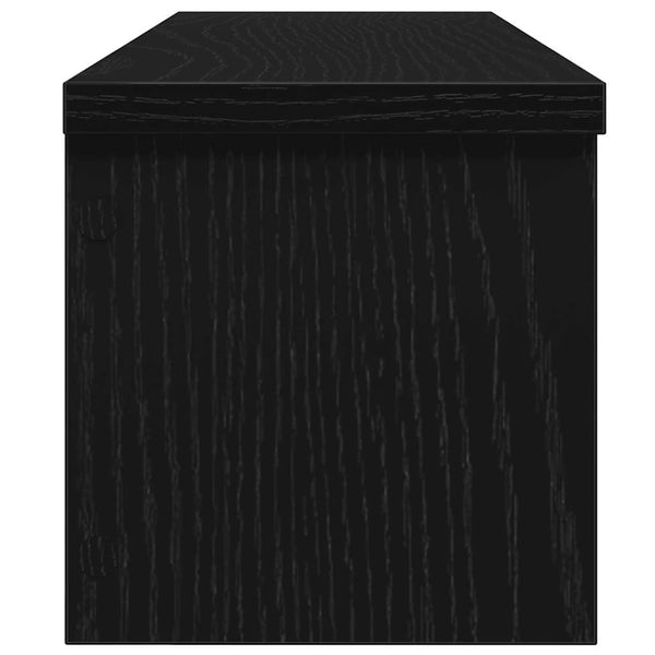 Musta keittiötelineet pinottavat Muhamad 50x15x16cm (2 kpl)
