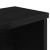 Musta keittiötelineet pinottavat Muhamad 50x15x16cm (2 kpl)