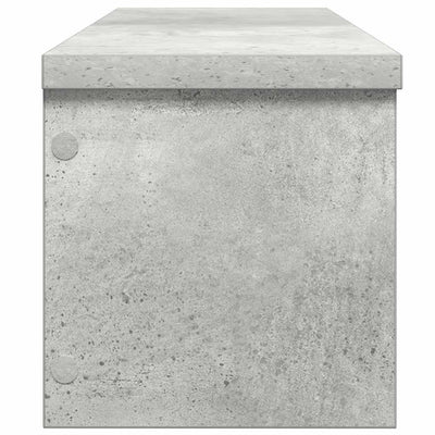 Betoninharmaa keittiötelineet pinottavat Muhamad 50x15x16cm (2 kpl)