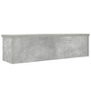 Betoninharmaa keittiötelineet pinottavat Muhamad 50x15x16cm (2 kpl)