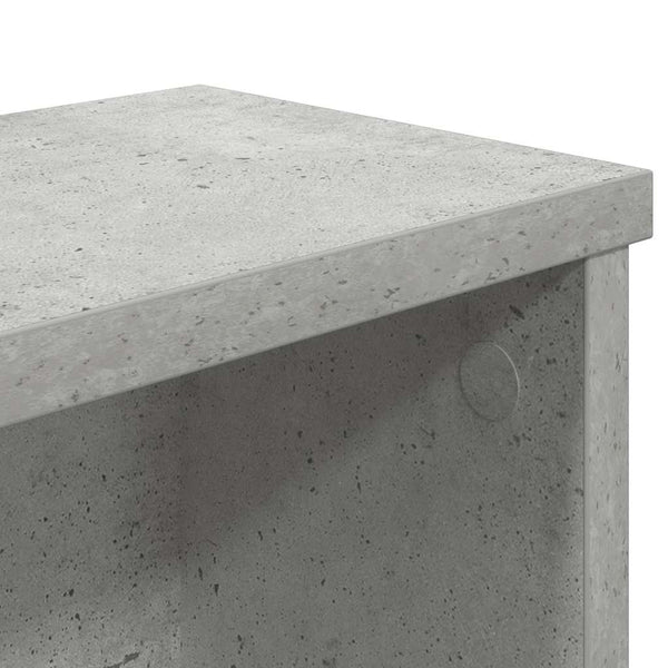 Betoninharmaa keittiötelineet pinottavat Muhamad 50x15x16cm (2 kpl)