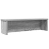 Harmaa keittiötelineet pinottavat Muhamad 50x15x16cm (2 kpl)