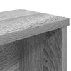 Harmaa keittiötelineet pinottavat Muhamad 50x15x16cm (2 kpl)