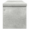 Betoninharmaa keittiötelineet pinottavat Muhamad 60x15x16cm (2 kpl)