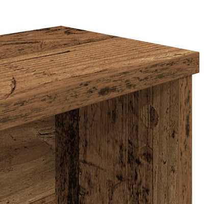 Vanha puu keittiötelineet pinottavat Muhamad 60x15x16cm (2 kpl)