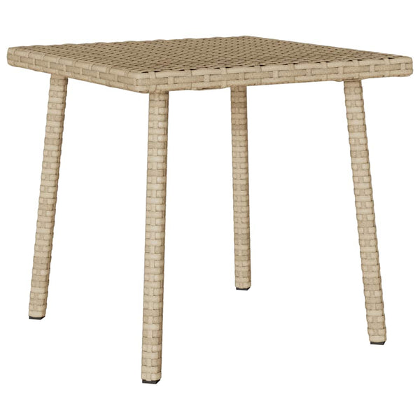 Garden sohvapöytä suorakaiteen muotoinen beige polyrottinki
