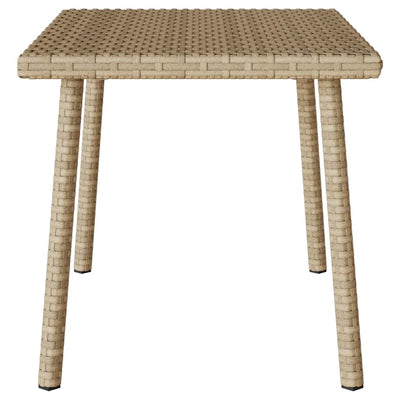 Garden sohvapöytä suorakaiteen muotoinen beige polyrottinki