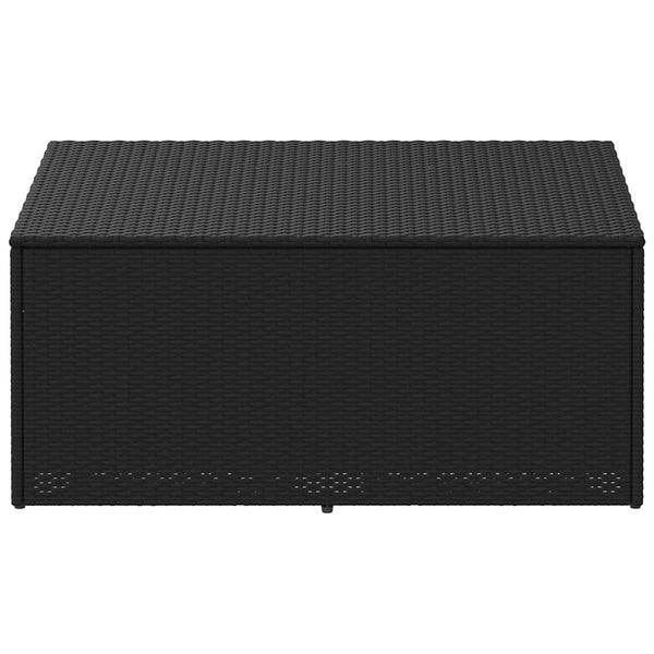 Musta puutarhasäilytyslaatikko Pahuca 110x50x58cm (polyrottinki)