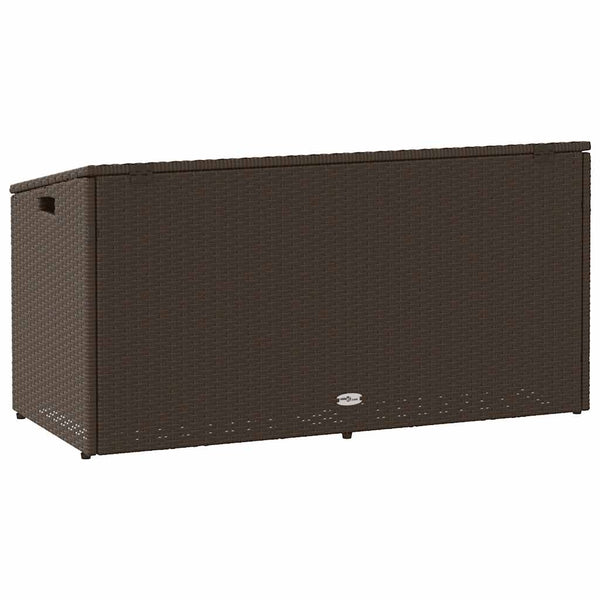 Ruskea puutarhan säilytyslaatikko Pahuca 110x50x58cm (polyrottinki)