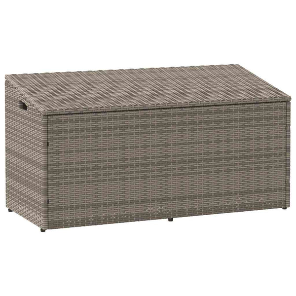 Harmaa puutarhan säilytyslaatikko Pahuca 110x50x58cm (polyrottinki)