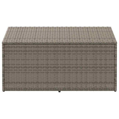Puutarhan säilytyslaatikko harmaa 110x50x58 cm polyrottinki