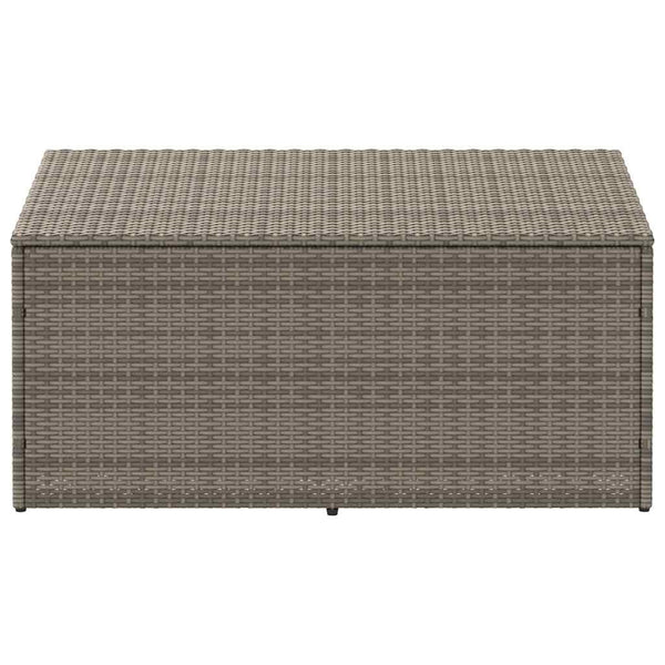 Harmaa puutarhan säilytyslaatikko Pahuca 110x50x58cm (polyrottinki)
