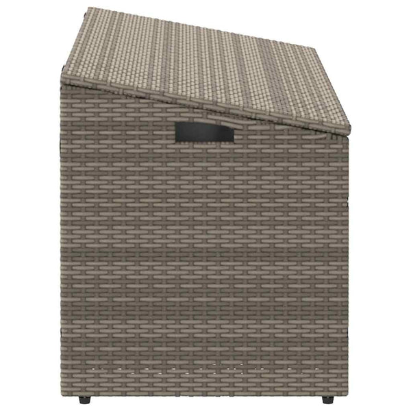 Harmaa puutarhan säilytyslaatikko Pahuca 110x50x58cm (polyrottinki)