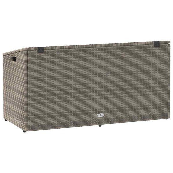 Harmaa puutarhan säilytyslaatikko Pahuca 110x50x58cm (polyrottinki)