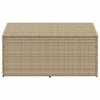 puutarhasäilytyslaatikko beige 110x50x58 cm polyrottinki