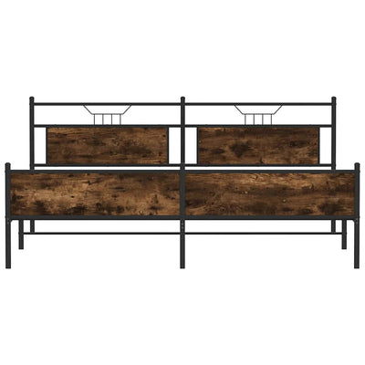 Savutammi metallinen sängynrunko Trufasu 193x203cm