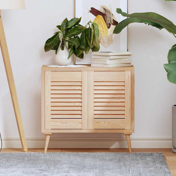 kaapin ovet säleikkö Design 2 kpl 39,5x29,5cm massiivipuu mänty