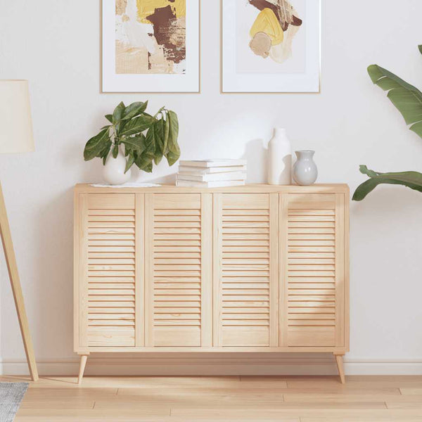 kaapin ovet säleikkö Design 4 kpl 69x29,5 cm massiivipuu mänty